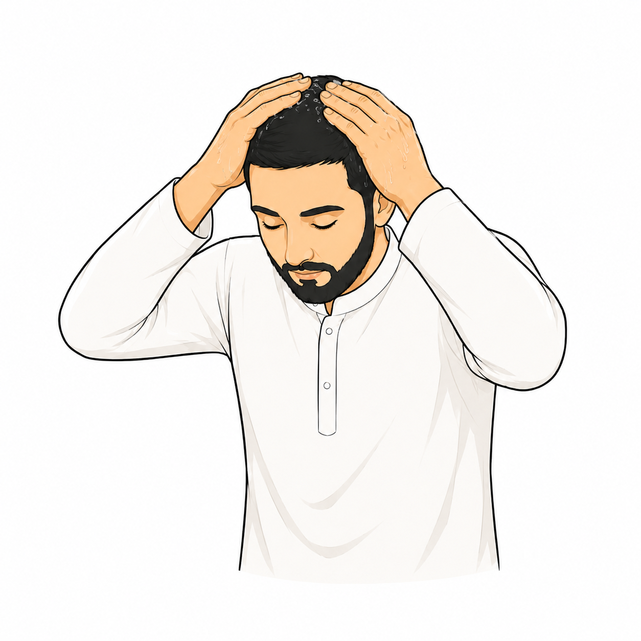 Wipe your head